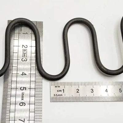 カスタマイズされたサイズ 黒色 3.6mm スチール オーバーソファ ジグザグ スプリング