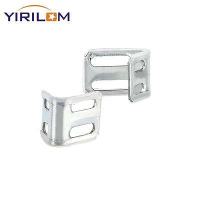 4穴ソファスプリングクリップ ハーフプラスチック被覆亜鉛メッキ家具ファスナー ソファ金具用