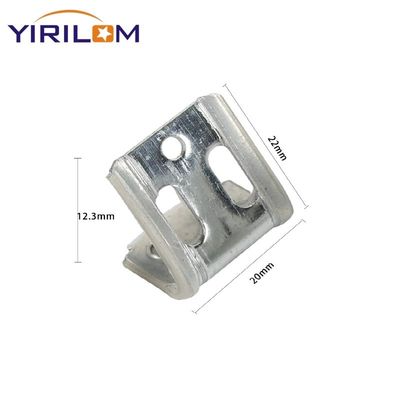 耐久的なソファアクセサリー 具具用 ハードウェア用 厚さ0.8mm/1.0mmの4穴式スプリングクリップ