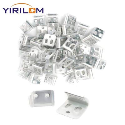 耐久的なソファアクセサリー 具具用 ハードウェア用 厚さ0.8mm/1.0mmの4穴式スプリングクリップ