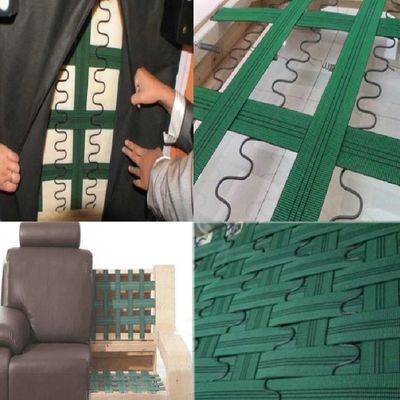 緑のタペストリー 柔らかい Webbing ストレッチバンド ソファ ソファ