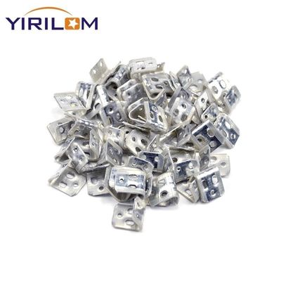 オーダーメイド 5 穴 半プラスチック 覆い 亜鉛 コーティング ソファ スプリング クリップ 家具 ハードウェア