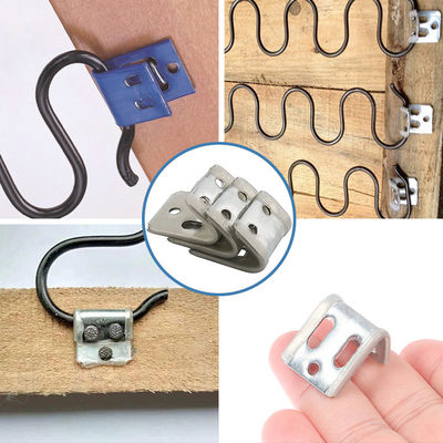 4ホールと5ホール 半プラスチック覆いソファ シグザックスプリング家具ハードウェアのためのスプリングクリップ