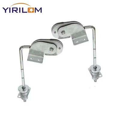 卸売家具コネクタソファヒンジ調整可能なアームレスト機構シルバーアイアンソファヘッドレストヒンジ