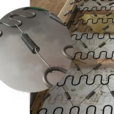 1.5mm径 97mm長 高炭素鋼線 バランスフック スプリング 固定クリップ 家具用サスペンション