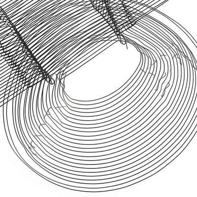 13ゲージ高炭素鋼線ジグザグスプリング ソファシートサポート用 高さ50mm