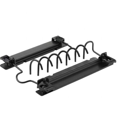 ソファ用ジグザグスプリング用5穴亜鉛メッキ半プラスチック被覆スプリングクリップ