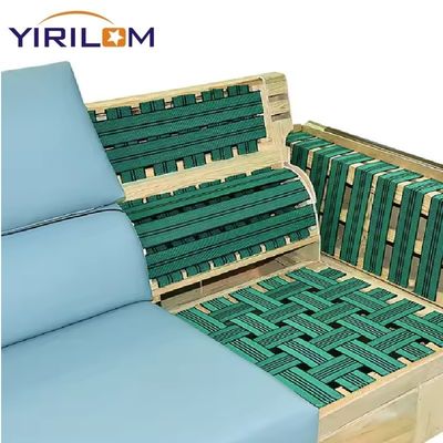 厚さ1.5mm、室内装飾用家具ストレッチバンド用の50%ストレッチのポリプロピレンソファ弾性ウェビング