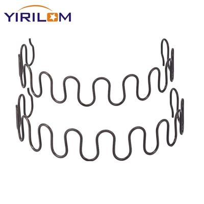 お買い得 カスタマイズされたアーク高さ16-35mm、幅、および電気メッキ表面を備えたソファシート用ブラックジグザグスプリング オンライン