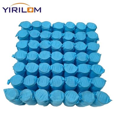 OEM 白 4 インチ 高さ 2.0mm コイル径 不織布カバー ソファ ポケットコイルユニット