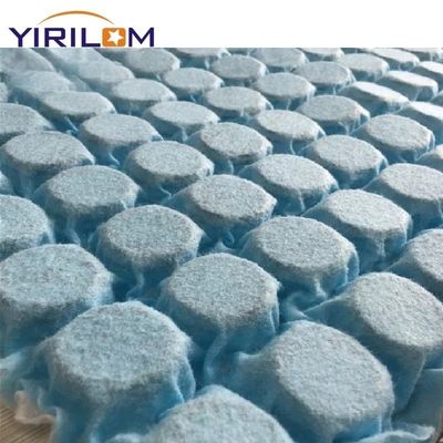 高炭素鋼線と非織物カバーのマイクロポケットスプリングコイルユニット