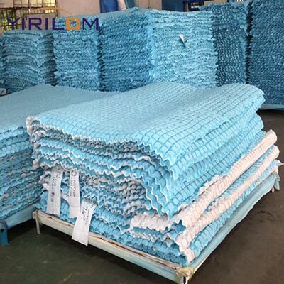 高炭素鋼鉄ワイヤ マイクロポケットスプリングユニット 1.6mm~2.3mm 鋼材直径とマットレスサポートのための非織布布カバー