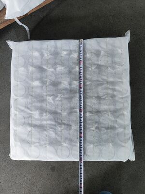 1.8mm高炭素鋼線と独立ポケットコイルを使用した高さ10cmのソファポケットスプリング