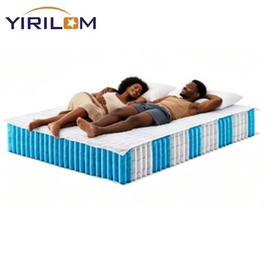 Wholesale 5 Zone Pocket Spring Unit with High Carbon Steel Wire and Customizable Height for Luxury Mattresses