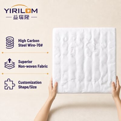 調整可能な高さ 6-10cm 1.9mm スチールワイヤ ポケットスプリング コンパクトソファ座席 サイズに合わせた枕