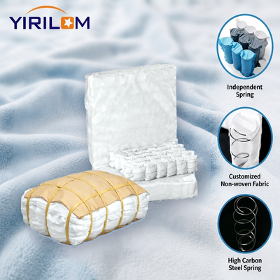 High Carbon Steel Wire Sofa Pocket Spring Unit with Customized Size and 80 GSM Non-Woven Fabric