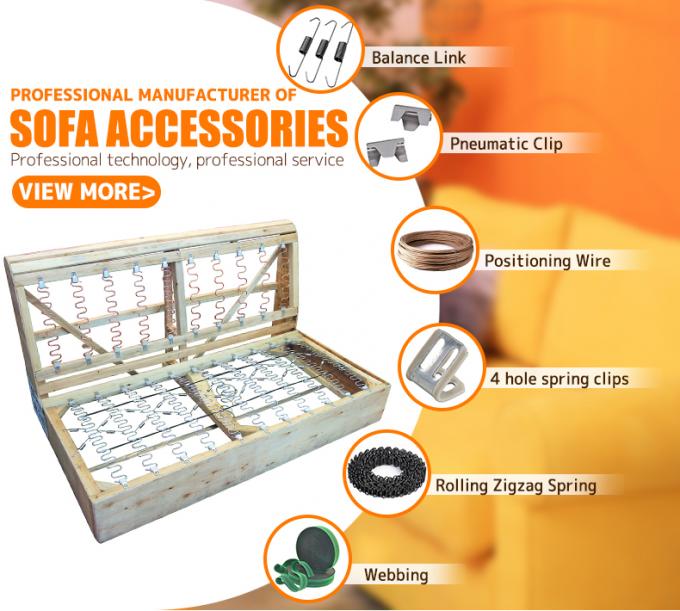 OEM家具アクセサリー 2.0mm スプリングワイヤ 紙固定ワイヤ ソファ Zig Zag スプリング 2