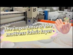 高密度 30D ポリエステル 3cm 厚さ ベッド マットレスカバーのための編み布