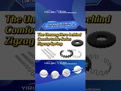 シグザグ式ソファのスプリング