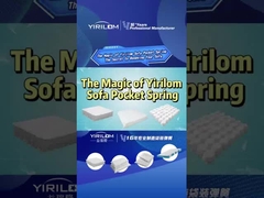 ソファ 個別に包まれたスプリングコイルシステム カスタマイズされたソファ ポケットスプリング