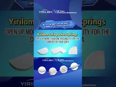 高品質のポケットスプリング 4 インチ高さ ソファ座席の枕のためのインナースプリング