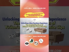 4ホールソファ スプリングソファ メタルプラスチック複合用 クリップ 家具 ジグザグ スプリング