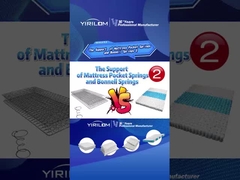 4 面 強化 位置付け サポート 家具 マットレスのポケット コイル スプリング