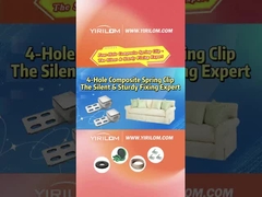 4ホールソファ スプリングソファ メタルプラスチック複合用 クリップ 家具 ジグザグ スプリング