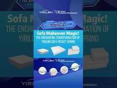 カスタマイズされたソファポケットスプリング カウント 1.8mm 高鋼線 ファブリックソファスプリング付き