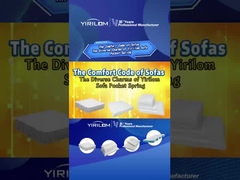 ソファ ポケットコイルスプリング メーカー卸売 4インチ高さ ポケットコイルスプリング ソファ用