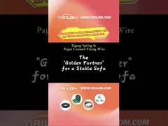 工場家具3.8mmローリングソファベッドスプリングワイヤー波型スプリング