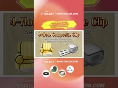 4ホール モダンデザイン ジグザック スプリング ソファ クリップ ソファ用金属プラスチック複合物