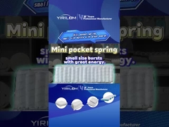 マットレススプリング工場 1.2mm ミニポケットスプリングユニット
