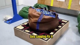 耐久性のためのソファの弾性ウェビング